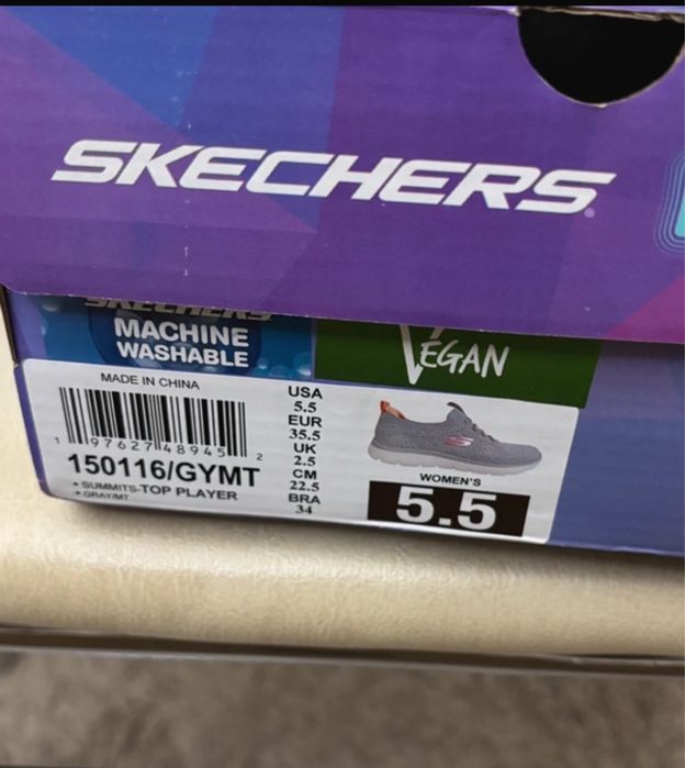 Adidasi Skechers nr 35,5, gray