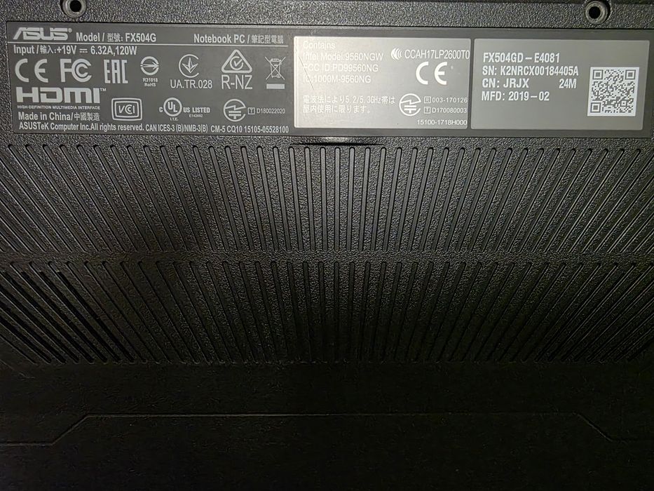 Laptop ASUS TUF Fx504gd