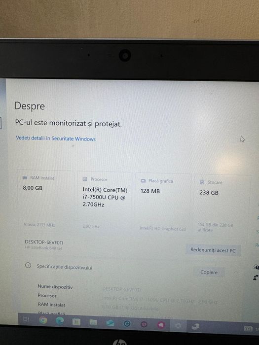 Hp Elitebook 840 G4 Amanet BKG