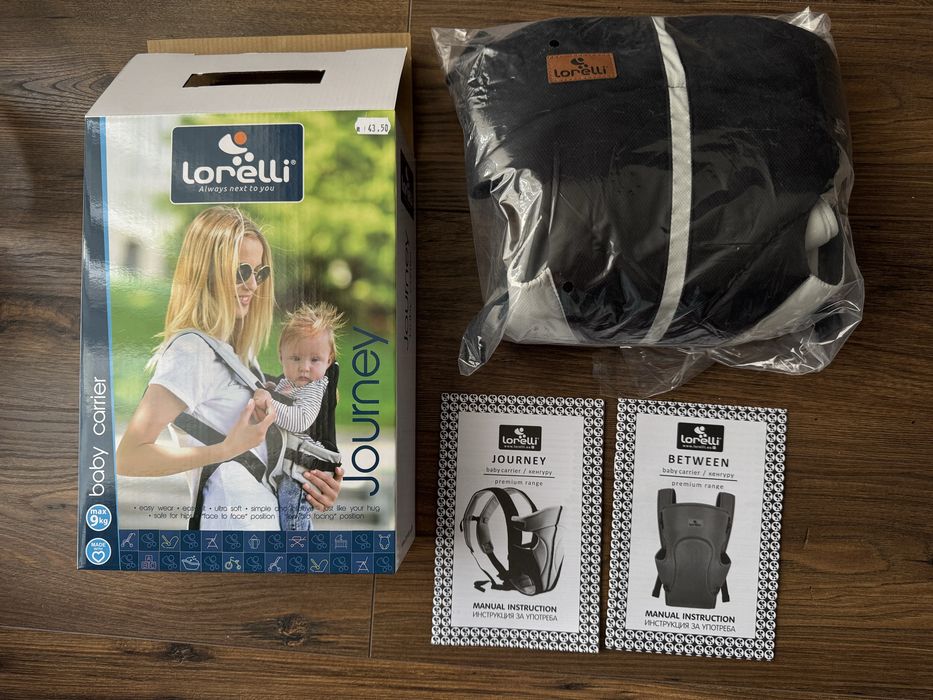 Кенгуру Lorelli - Journey, Dark Grey/ Black