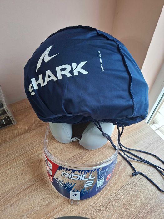 Каска Shark Ridill 2 Bersek Black Red - размер S