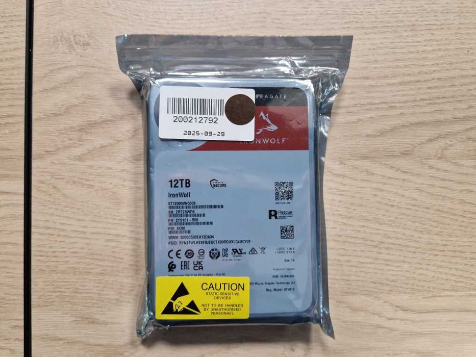 Seagate IronWolf NAS HDD – 12TB вътрешен твърд диск