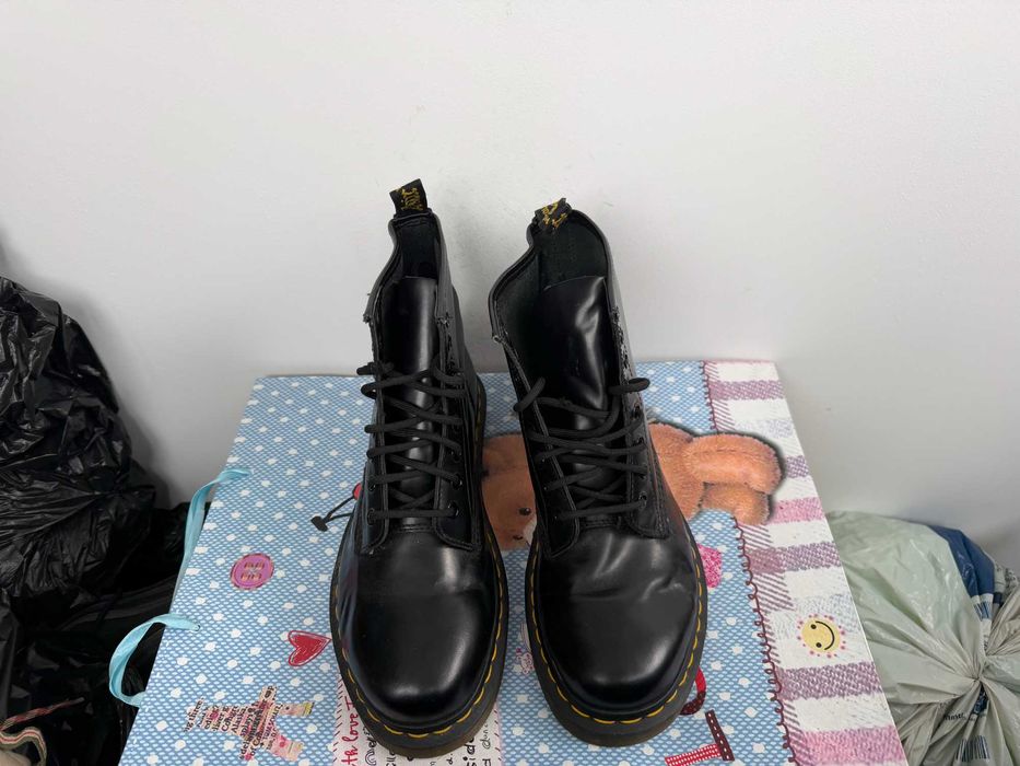 Dr. Martens 11822 Lace Combat Boots Smooth Black Leather''оригинални
