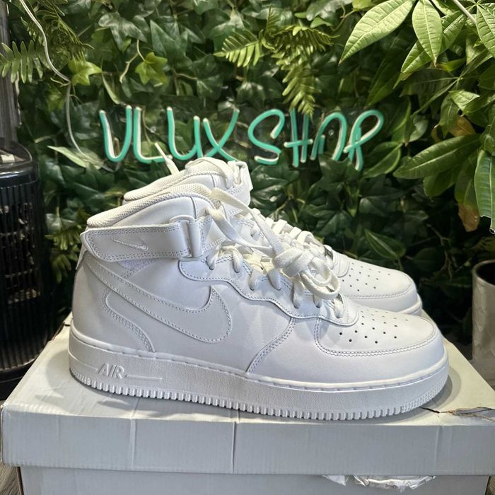 #SALE# Nike Air Force 1 Mid Triple White - Verificare Colet -