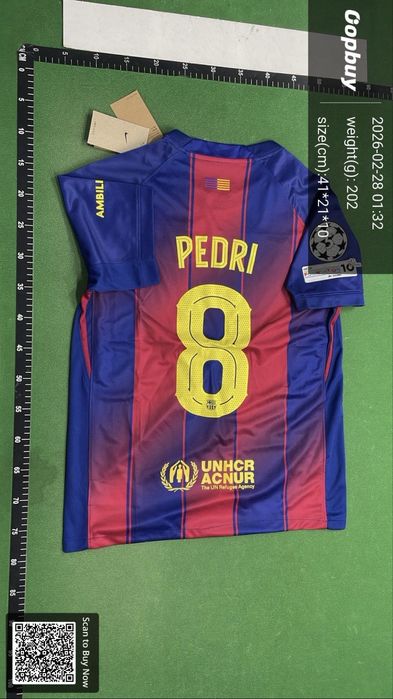 Tricou Pedri barcelona