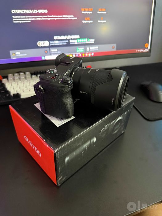 СРОЧНО! Sony A6700 + объектив 18–135 мм OSS + карта памяти 64 ГБ