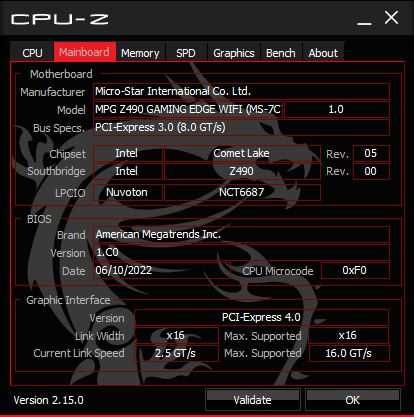 MSI MPG Z490 GAMING EDGE WIFI + Intel Core i5 10600K MB + CPU