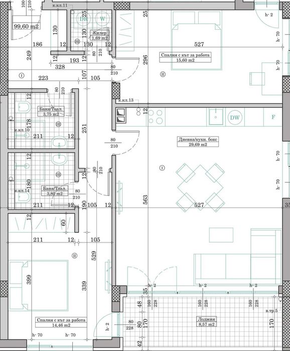 Продава се Тристаен апартамент в Варна, Кайсиева градина - 114 кв.м за 1294 €/кв.м - Снимка #1