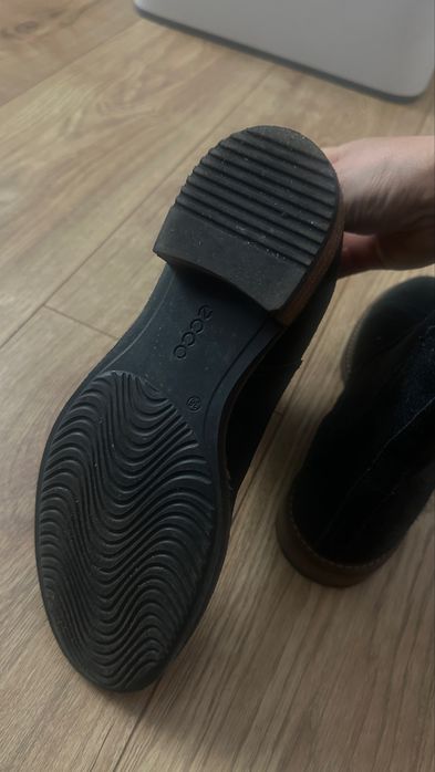 Челси Ecco полуботинки замша