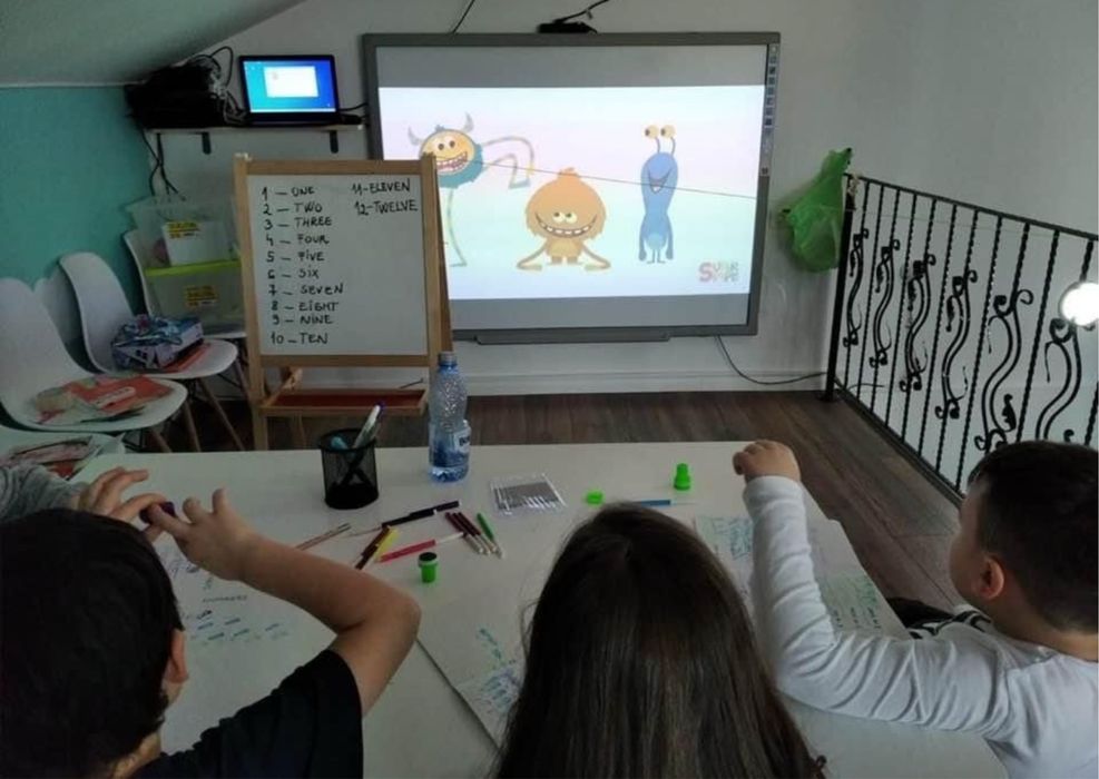 Pachet tabla interactiva + videoproiector Optoma