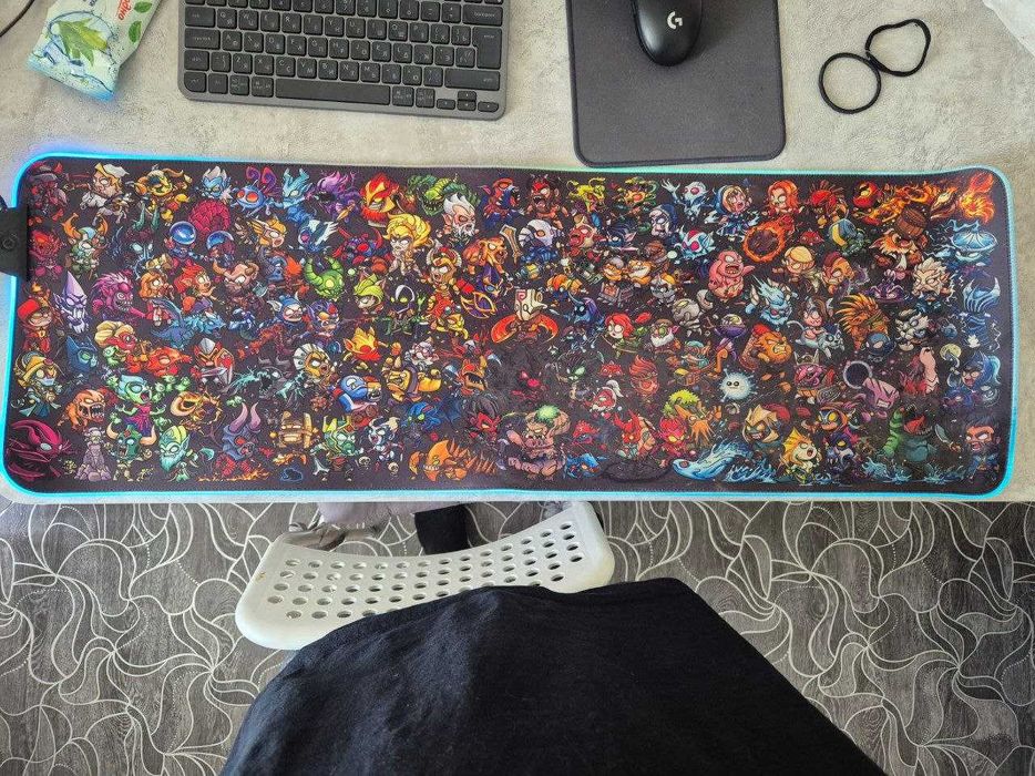 Коврик SteelSeries QcK Prism XL Dota 2 Edition (RGB)