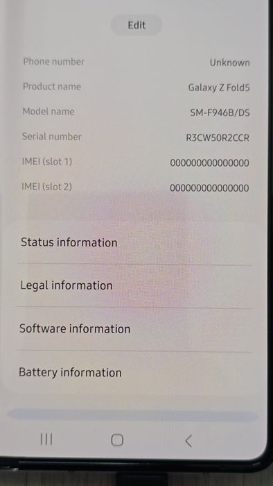 Samsung Z Fold 5 256Gb fără cartela SIM