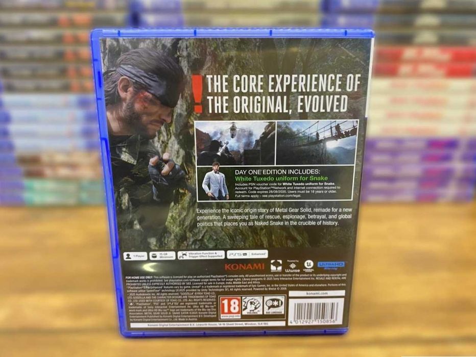 Metal Gear Solid: Delta Snake Eater PlayStation 5 Много Игр