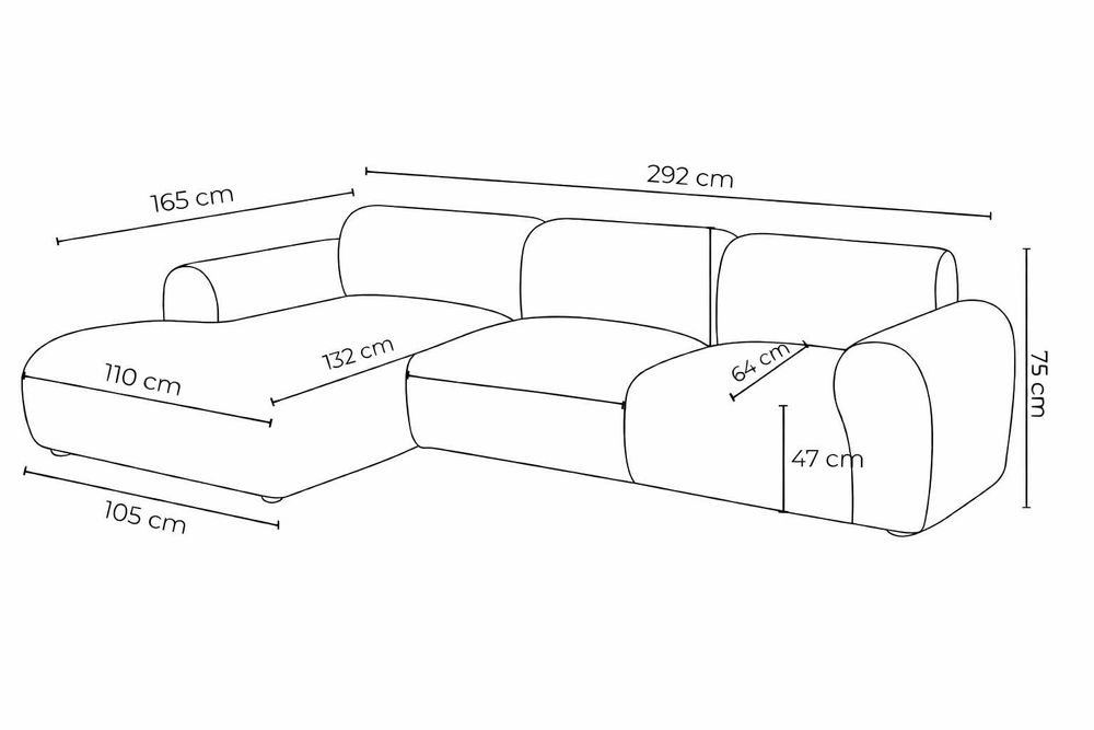 Ъглов Диван Cloudy (НОВ)
