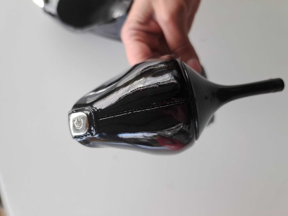 Нови обувки естествен лак Guess, обувки змийска кожа  , испански боти