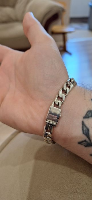 Brățară Cuban ID Tag argint 925 Castelan