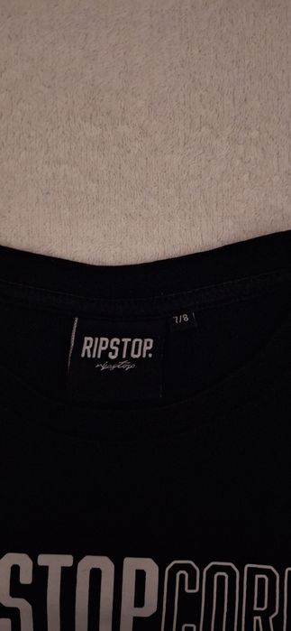 Черна детска тениска Ripstop