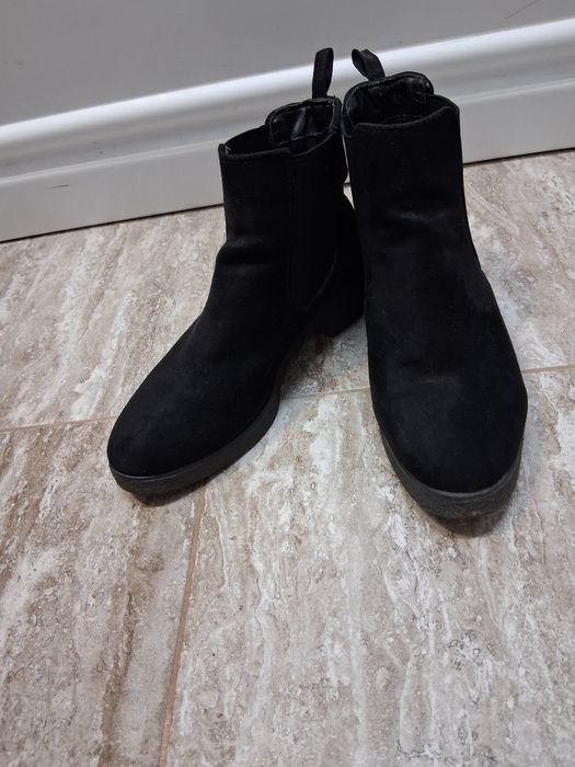 Botine dama piele intoarsa