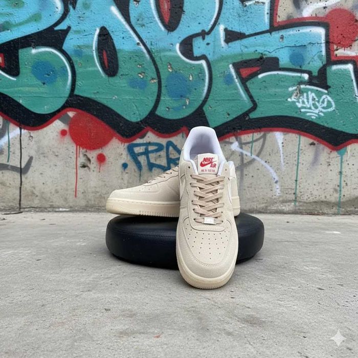 Adidasi Nike Air Force 1 Bej - Marimi 40-45 - Model Barbati Premium