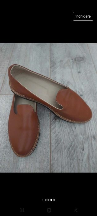 Pantofi piele maro
