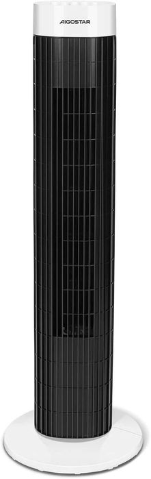 Ventilator turn Aigostar Ben 33JTS digital cu temporizator, 3 trepte de viteza, motor de 45 w, oscilatie automata de 85 grade