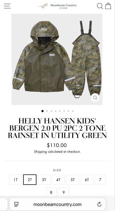 Helly Hansen яке и панталон за дъжд - 2г./92см.