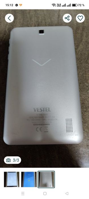 Tableta Vestel V Tab 7025 trebuie resoftata