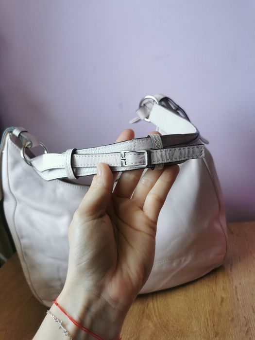 Geanta de piele Moon rose-pal