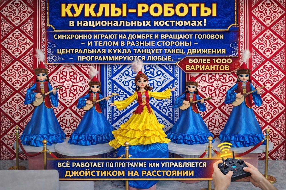 Шоу Алматинских Роботов.