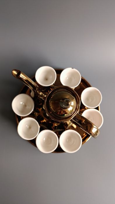 Сервиз позолота 10 предметов