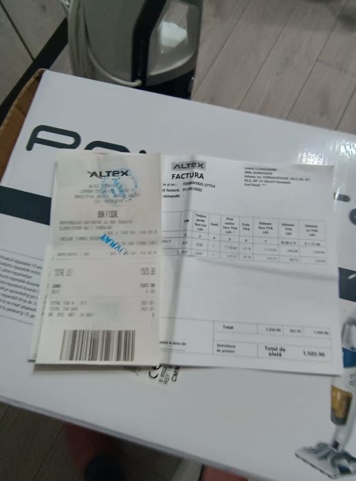 Vand aspirator cu mop Rowenta clean