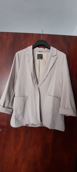 Bleizer bej din material subțire