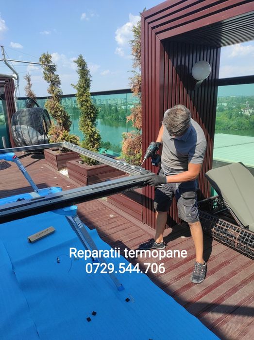 Reparatii termopane , reglaje termopne ,plase insecte.