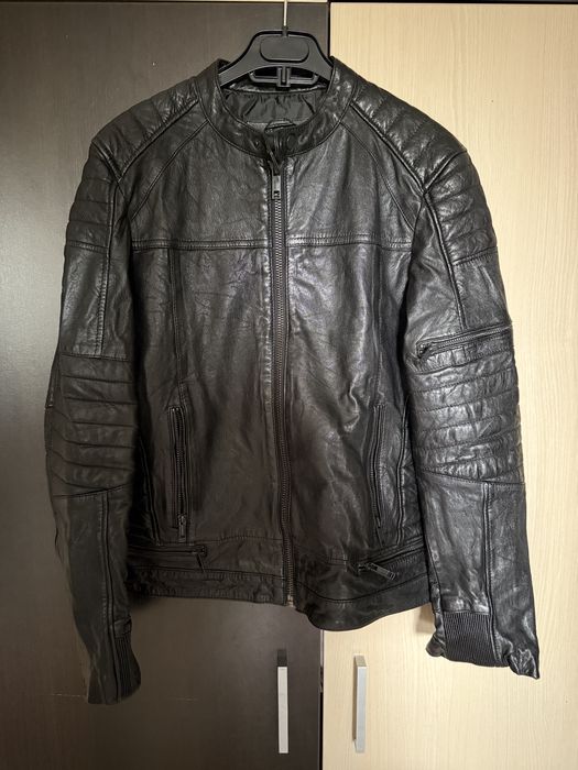 Geaca de piele Bershka