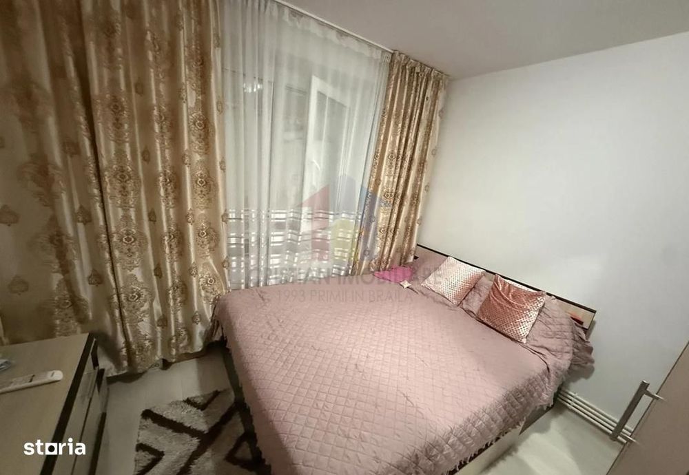 Ap 2 camere, confort 2, Viziru 3, parter cu balcon, mobilat si utilat