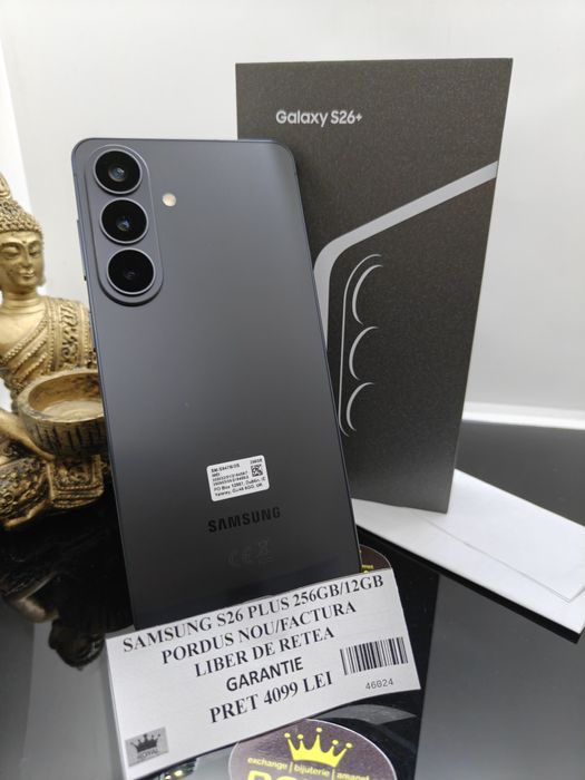 Amanet Royal: Samsung S26 Plus / Produs nou / 256GB/12GB
