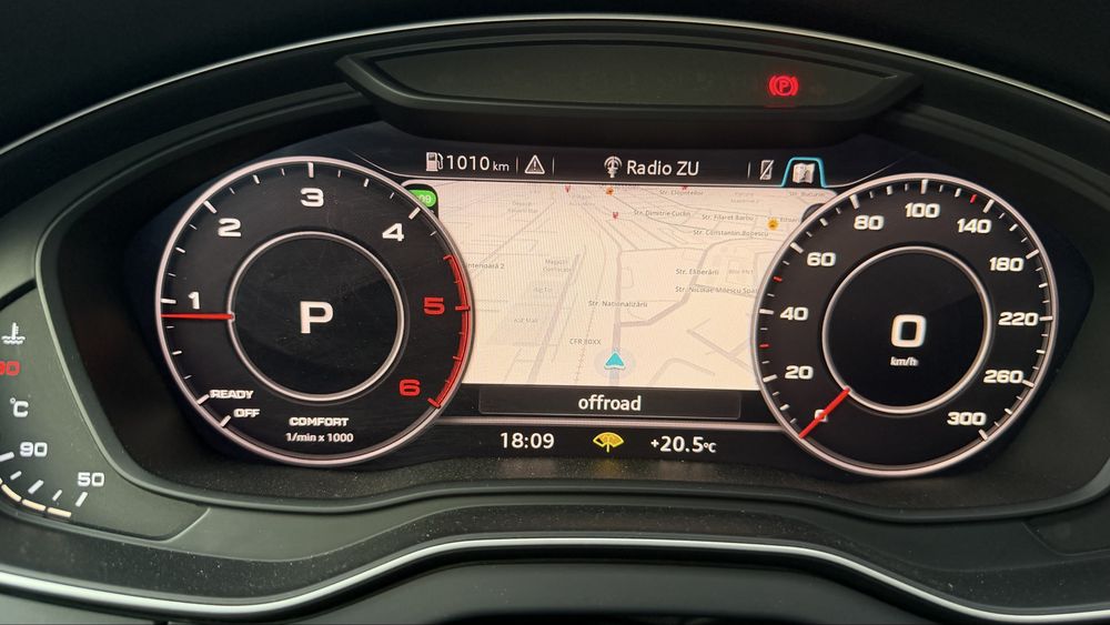Activare harti Waze/Google Maps in ceasurile digitale pt Audi