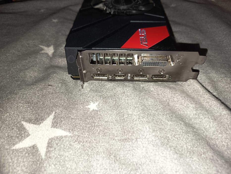 Placa video gaming, Asus Mini GTX 960 2gb ddr5/128 biti, sigil intact, racire activa, mufa 6 pini pcie