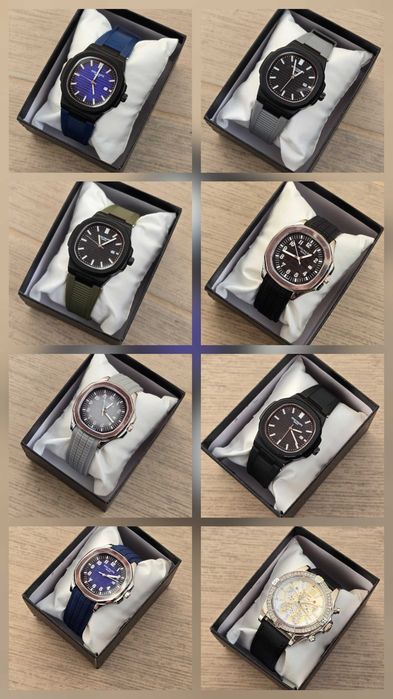 Нови Качествени Часовници Hublot, Patek, Audemars Piguet, Rolex, Breitling, Richard Mille