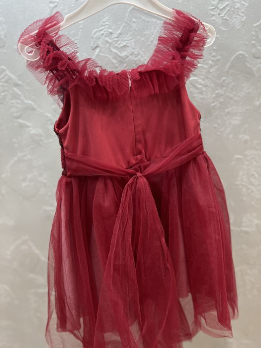 бордовое платье для девочек