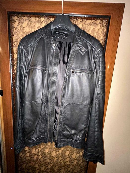 Geaca Zara - piele naturala marimea M