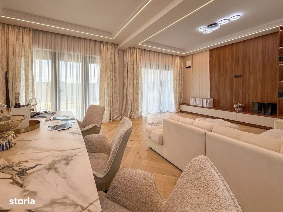 Casă individuală smart-ESQ Village 3-model nou 145mpU-4 băi-2 balcoane