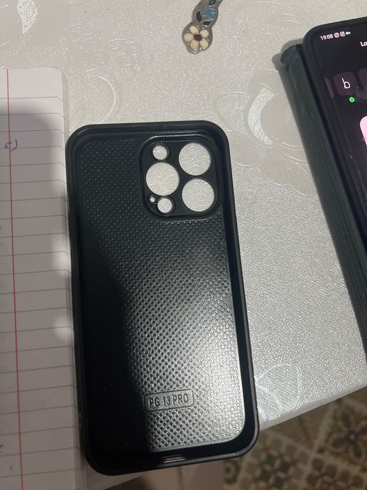 чехол на iPhone 13Pro, совсем новый заказала с пиндодo