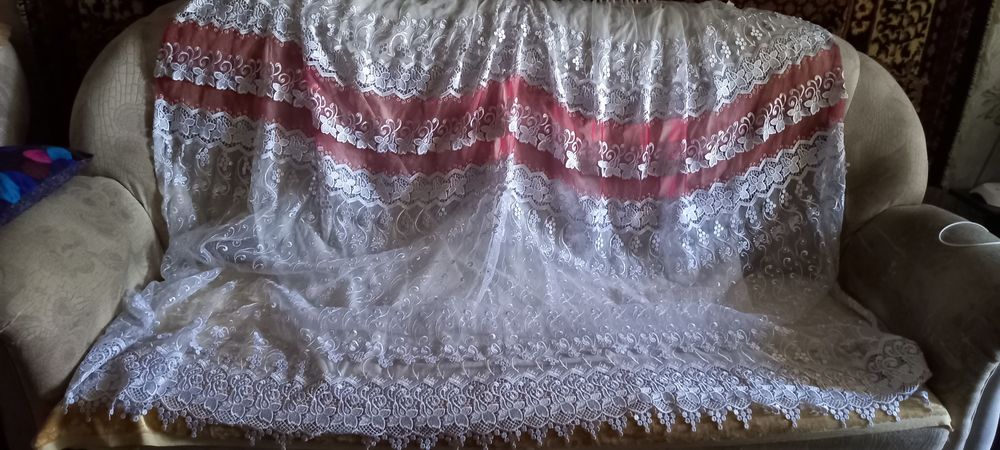 Штора из органзы