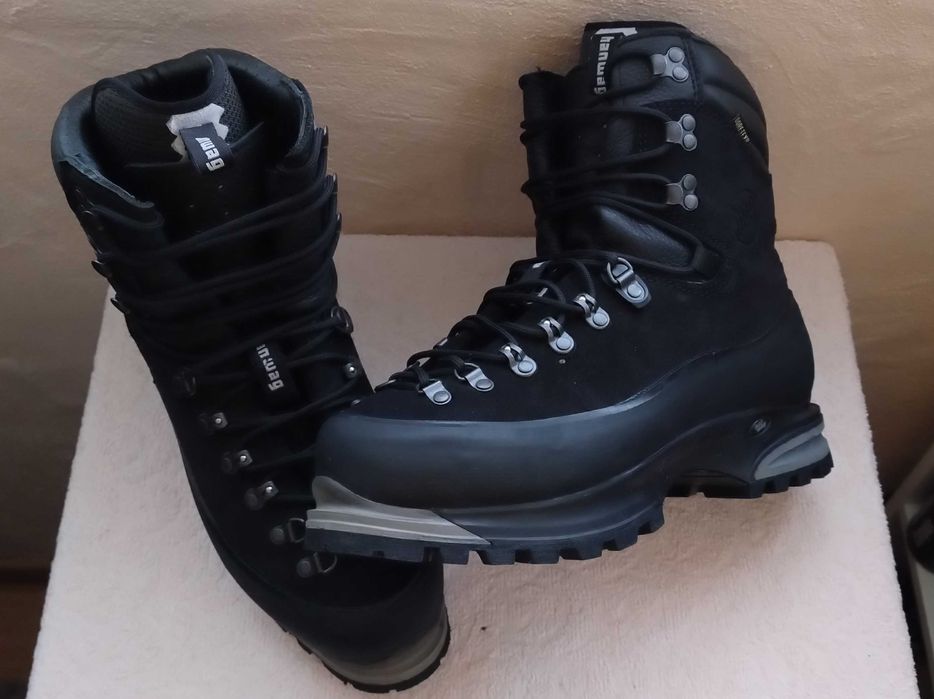 Bocanci de alpinism Hanwag Omega GTX Black Leather