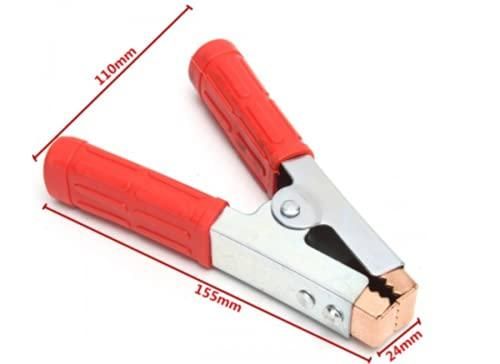 комплект щипки за акумулатор 2 бр – черна и червена 600а vertex