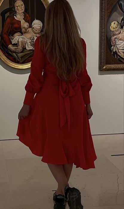 Rochie roșie Nympha