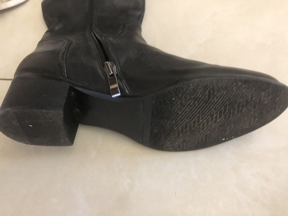 Сапоги .Кожа.Турция