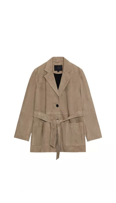 Яке Zara, естествен велур. размер М