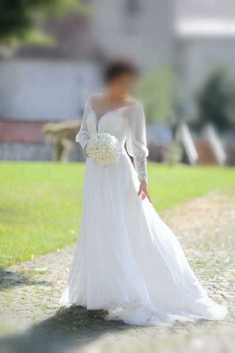 Vand Rochie mireasa din matase